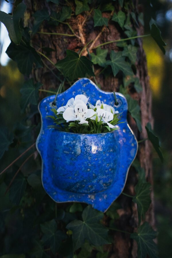 DSC00488 Murale pot de fleurs formes arondies