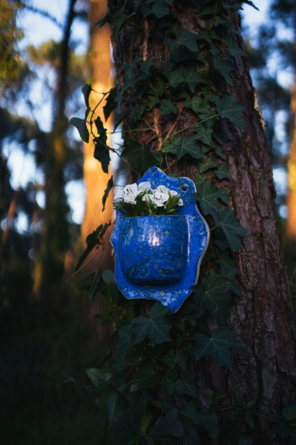 DSC00490 Murale pot de fleurs formes arondies