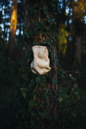 Murale destructurée moucheté