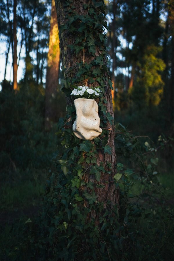 Murale destructurée moucheté