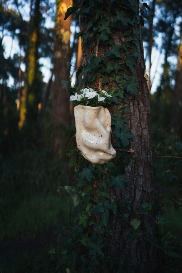 Murale destructurée moucheté