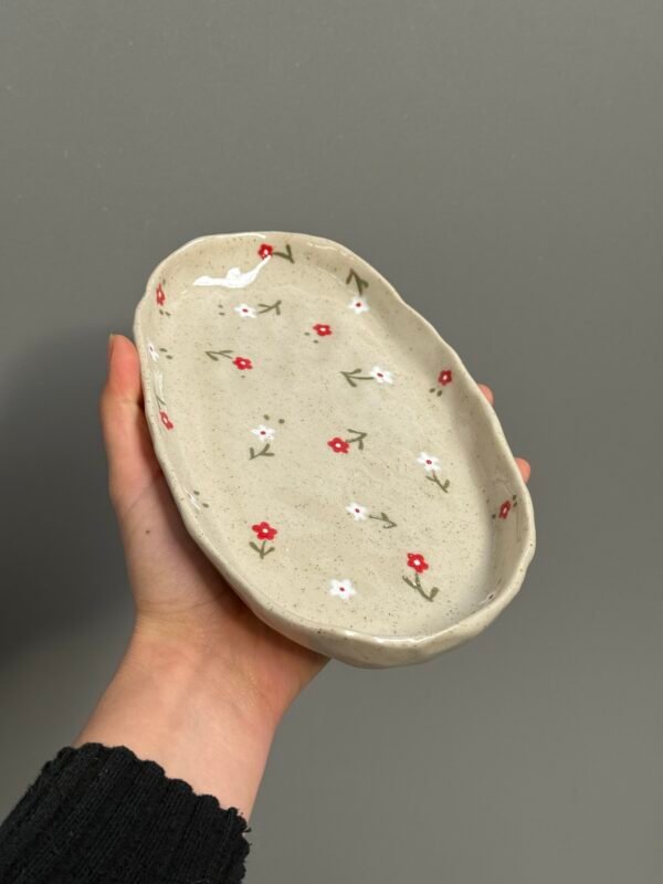 Assiette fleurit Noël 1