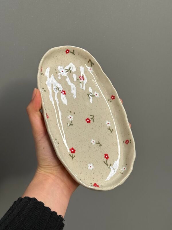 Assiette fleurit Noël 1