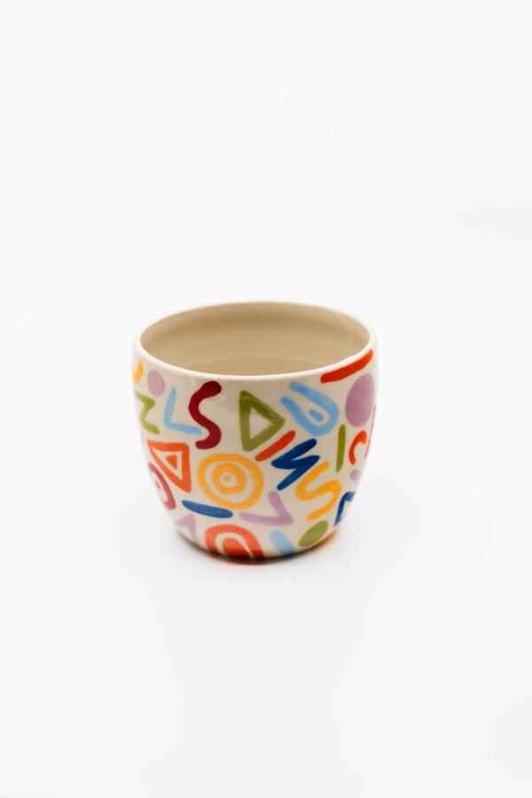 Tasse formes colorées