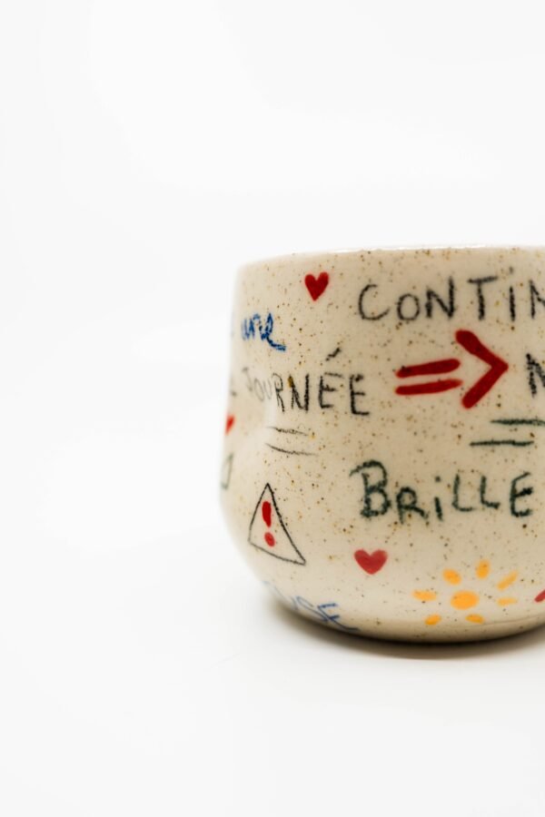 Tasse inscriptions colorées • 2 •