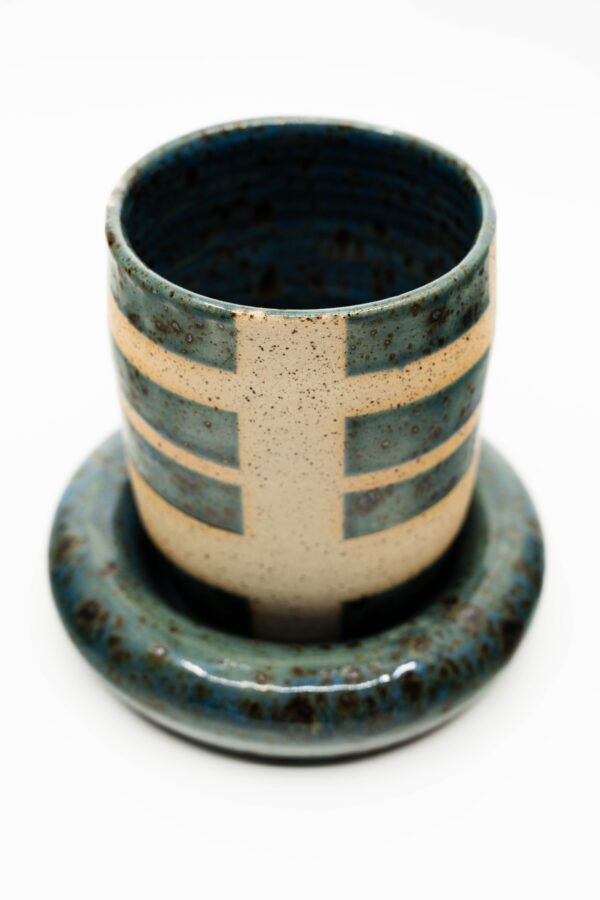 catalogue-4-0-100 Tasse Boudin - bleu éclat motifs carreaux