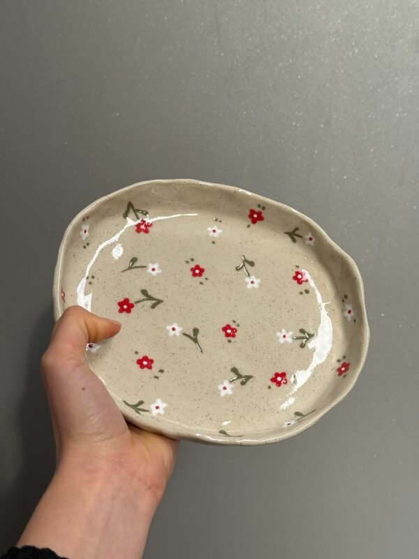 Assiette fleurit Noël 3