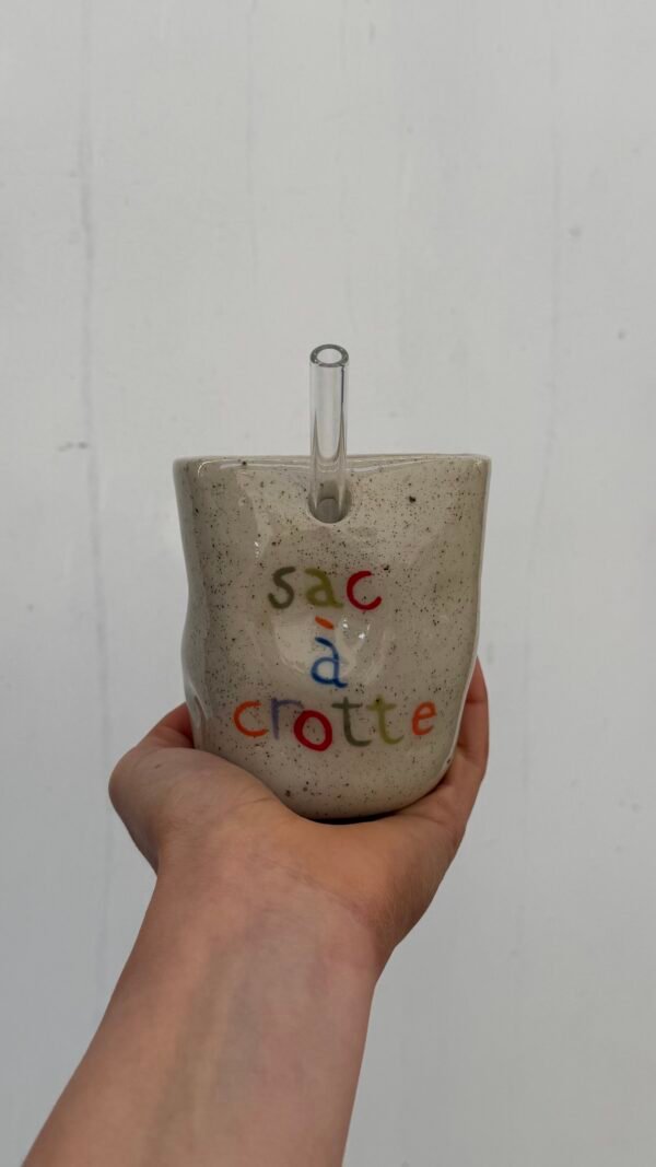 Tasse Paille - "Sac à crotte"