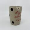 Tasse Paille - "If you ask extra hot i'm here" à pois