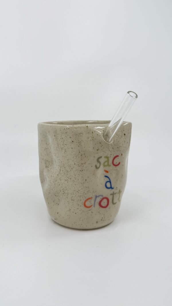Tasse Paille - "Sac à crotte"