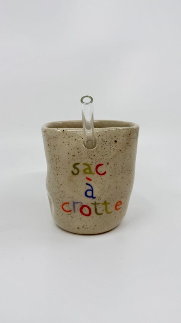 Tasse Paille - "Sac à crotte"