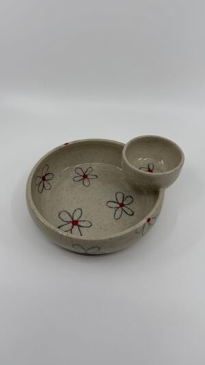 BOLACHIPS à fleurs noires