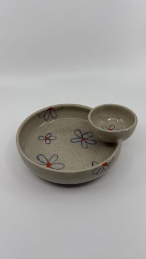 BOLACHIPS à fleurs bleues
