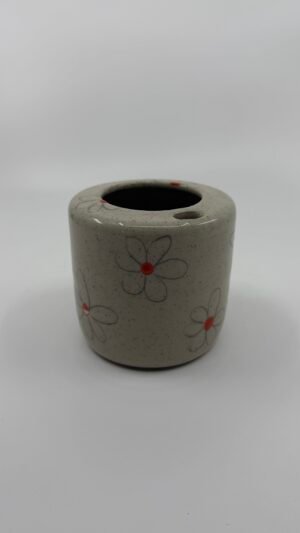 Tasse à encoche fleurs bleues