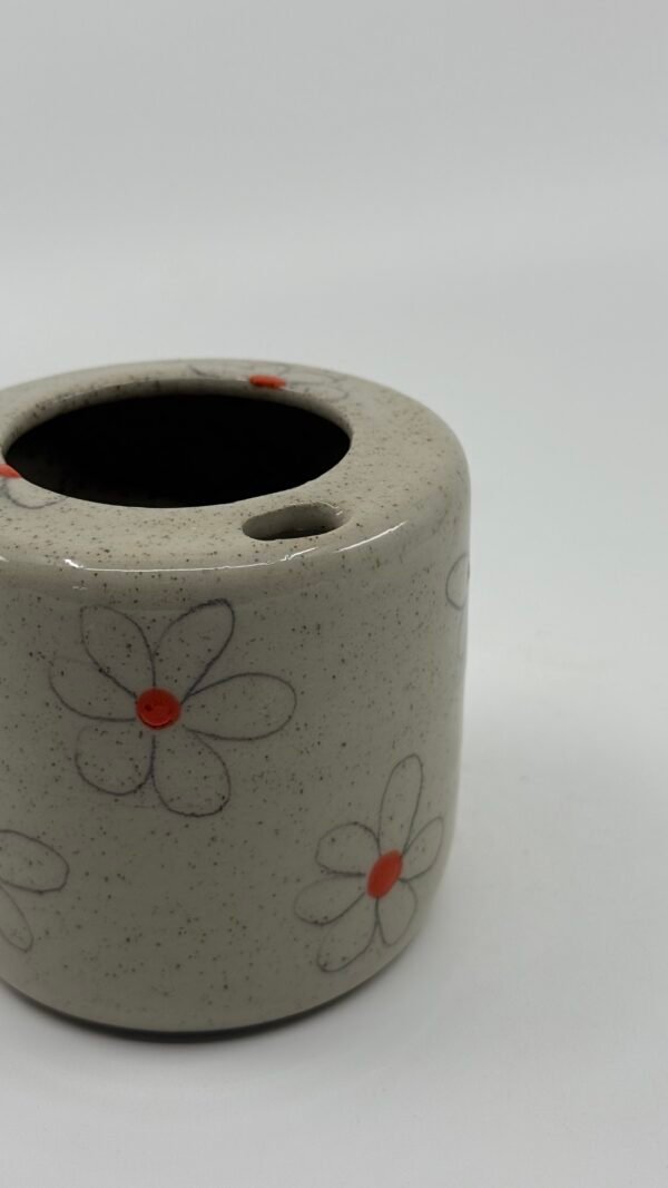 Tasse à encoche fleurs bleues