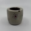 Tasse à encoche fleurs noires